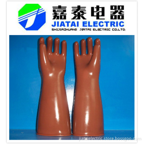 High Voltage Resistance Electrical Nutrile Rubber Insulation Gloves 1kv-36kv
